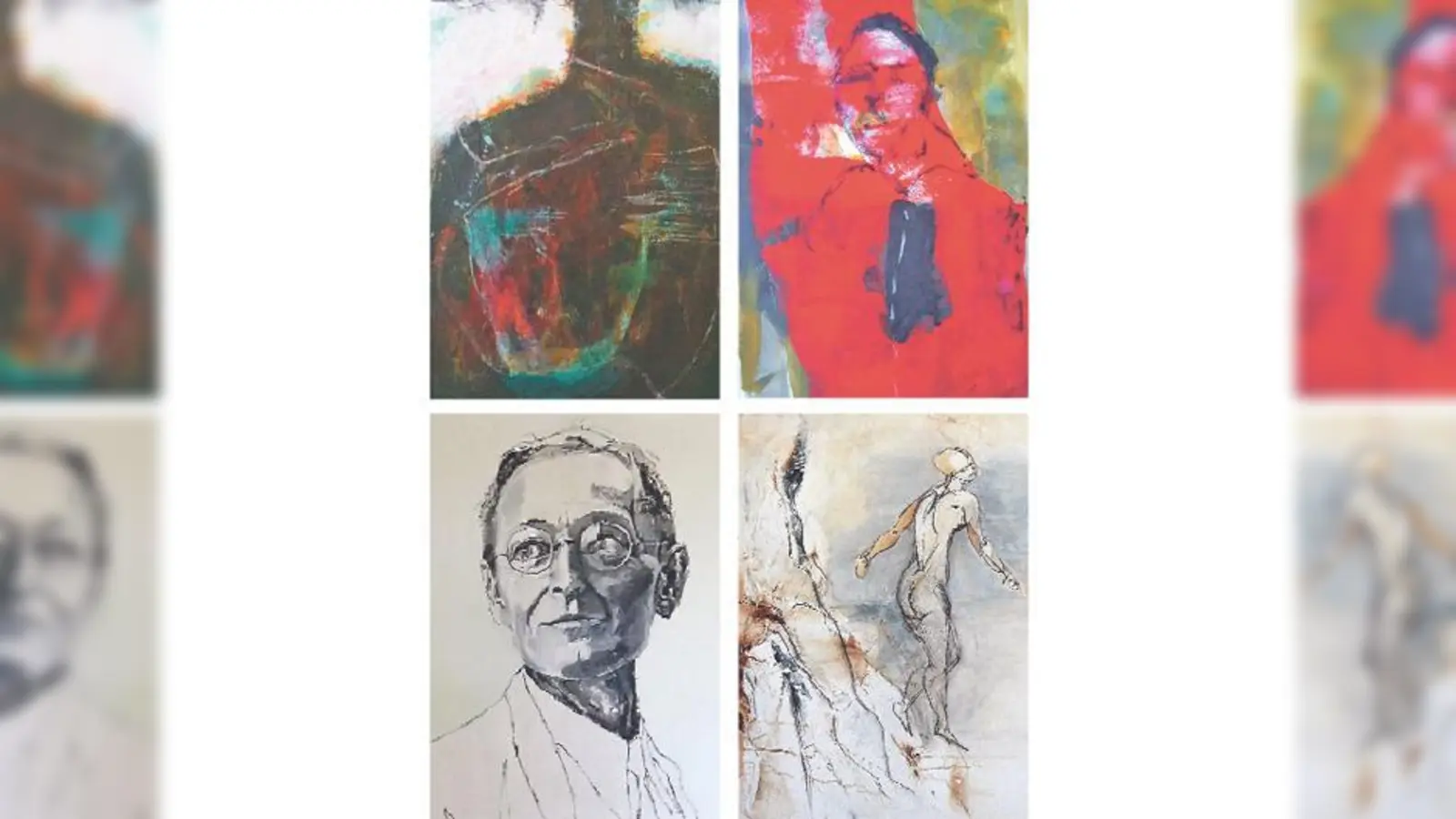 Literatur und Malerei im Dialog: Dies sind nur vier Möglichkeiten, sich Hermann Hesse künstlerisch zu nähern.	 (Fotos: VA)