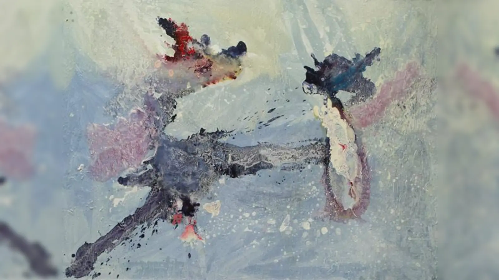 Abstrakt und dekorativ: Bilder des Künstlers Rudolf L. Reiter bilden den Kern der Ausstellung.  (Foto: Victoria Reiter)