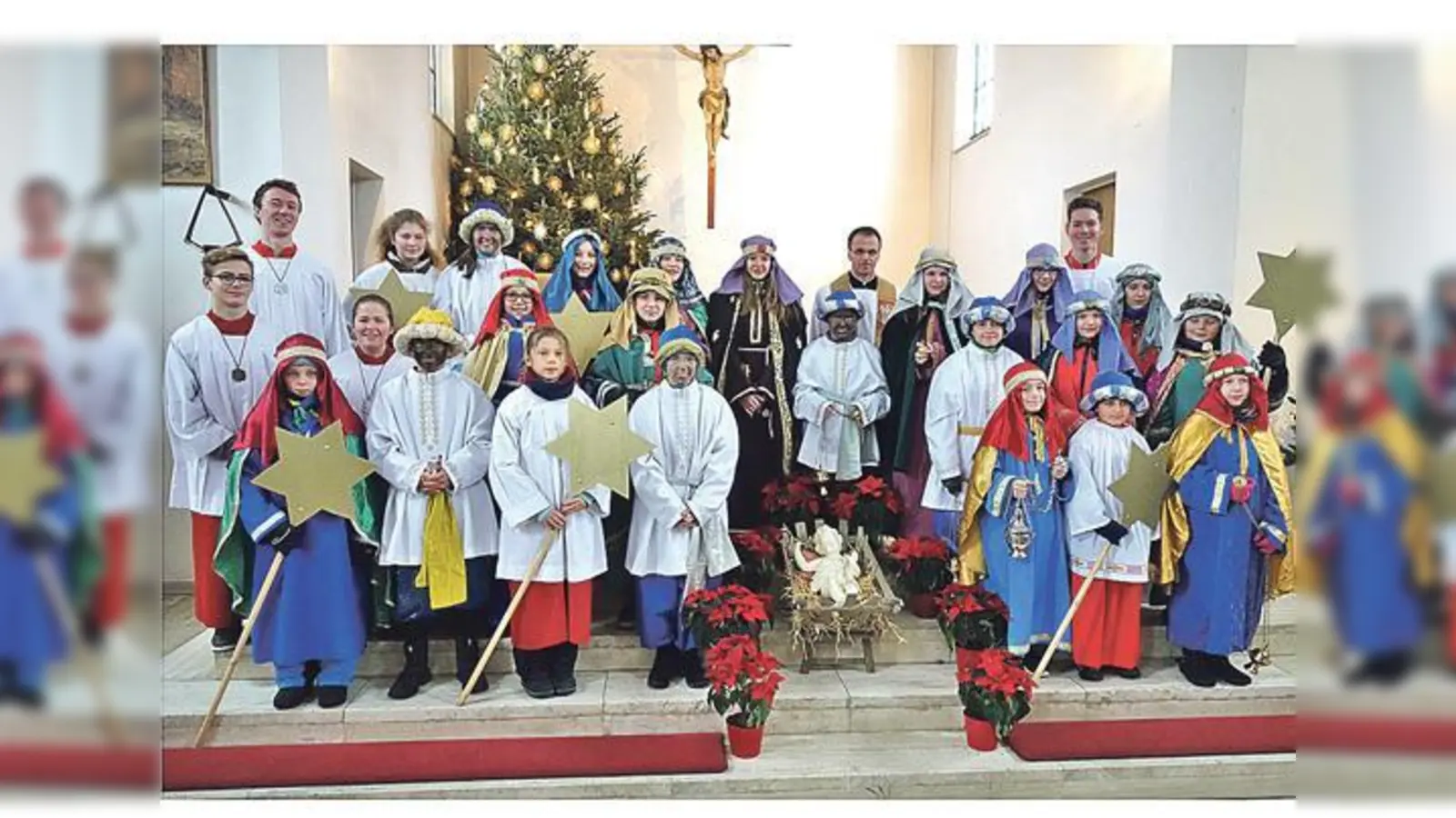 Am 3. Januar werden die Sternsinger auf den Weg geschickt, sie sammeln für Kinder in Not. 	 (Foto: VA)