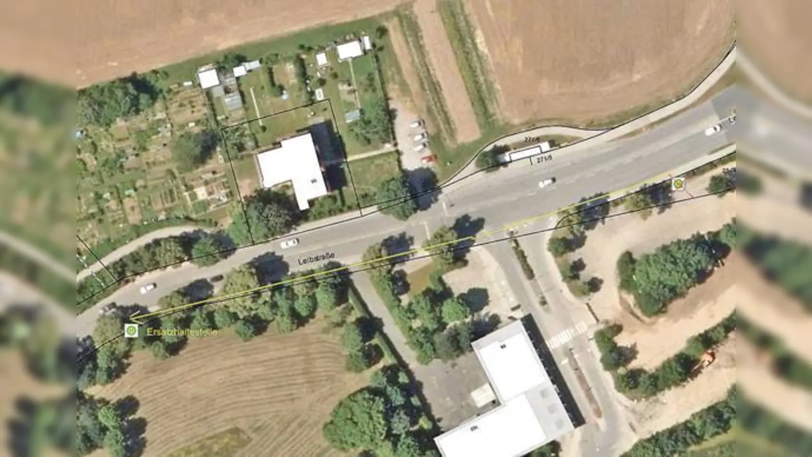 Ab 19. Mai ist die Bushaltestelle IAK Klinikum München-Ost in der Leibstraße.	  (Foto: Gemeinde Haar)