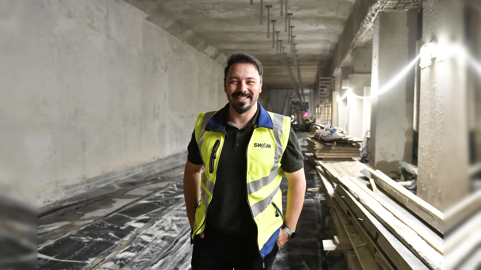Mejmet Dönmez leitet die Sanierung des U-Bahnhofs Poccistraße. (Foto: MVG)