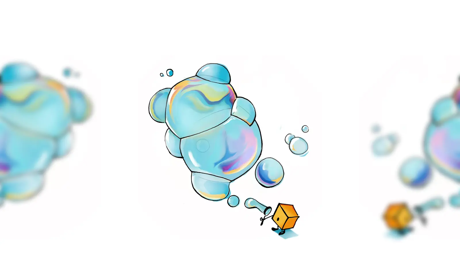 Die Mitmachausstellung "Seifenblasen" ist bis 8. September zu erleben. (Grafik: Kindermuseum)