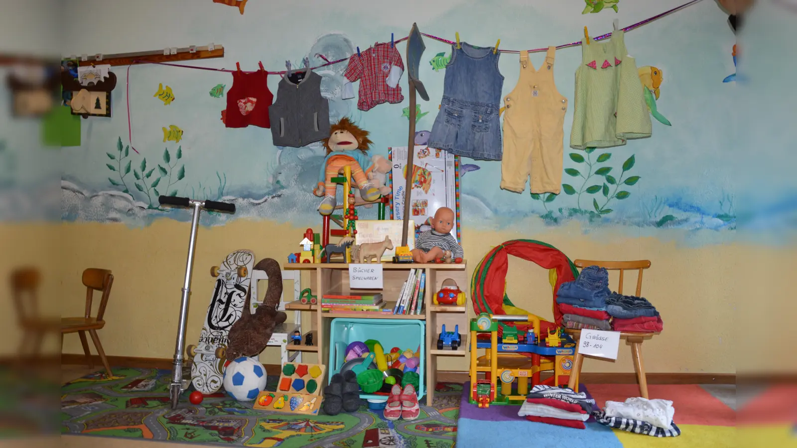 Alles für die Kleinen (und Größeren) gibt es beim Basar in der Gustav-Adolf-Gemeinde. (Foto: privat)