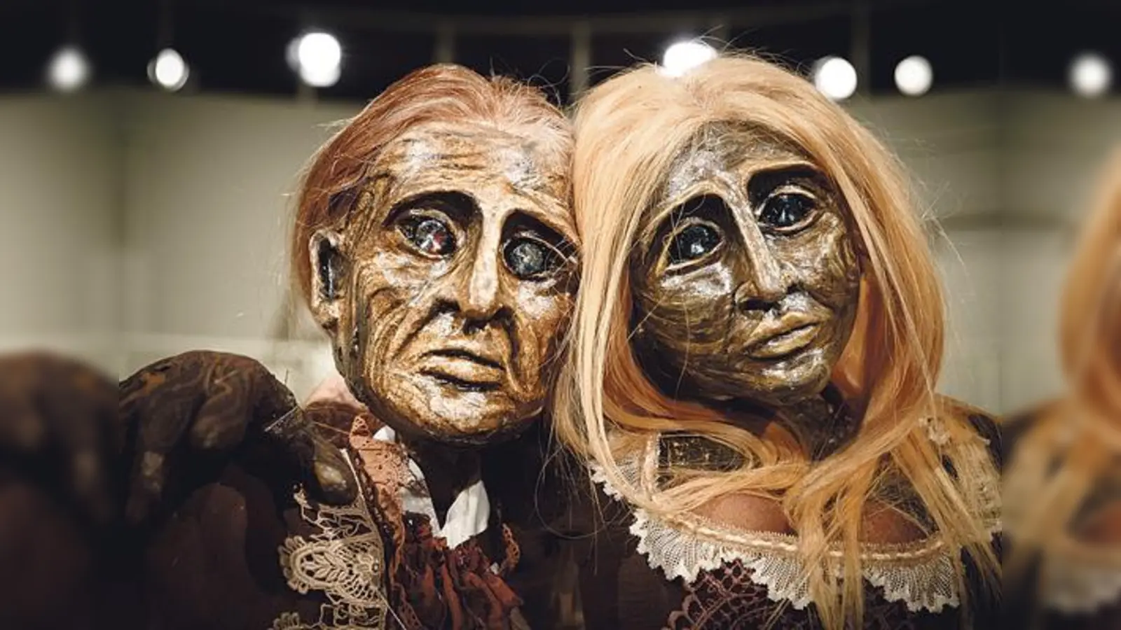 Die Hauptdarsteller von »Der Streit«: die Puppenmenschen aus Marivaux Versuchsbaufbau.	 (Foto: VA)