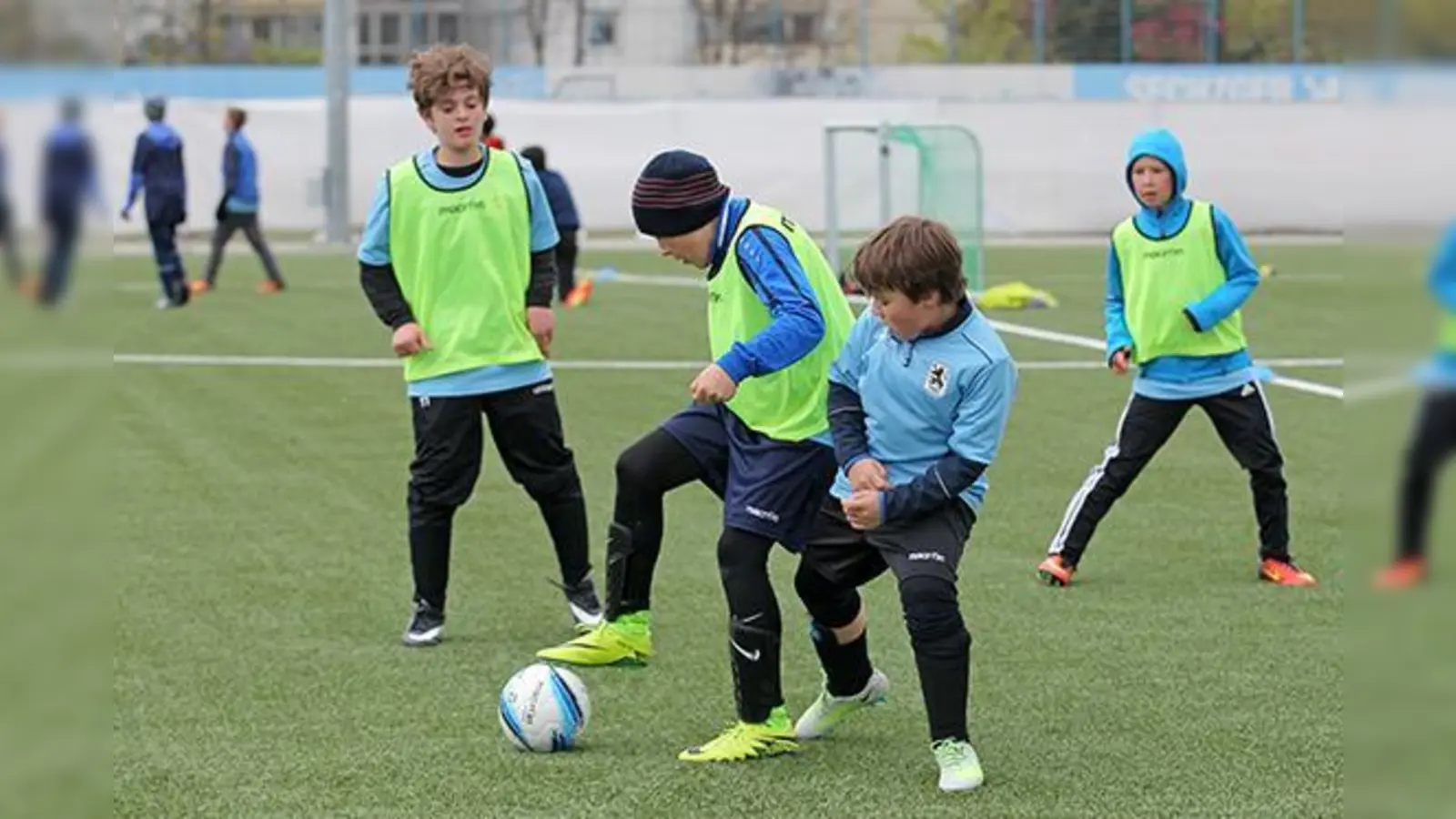 Intensiv: Talentfördertraining der Löwen-Fußballschule.  (Foto: Anne Wild)