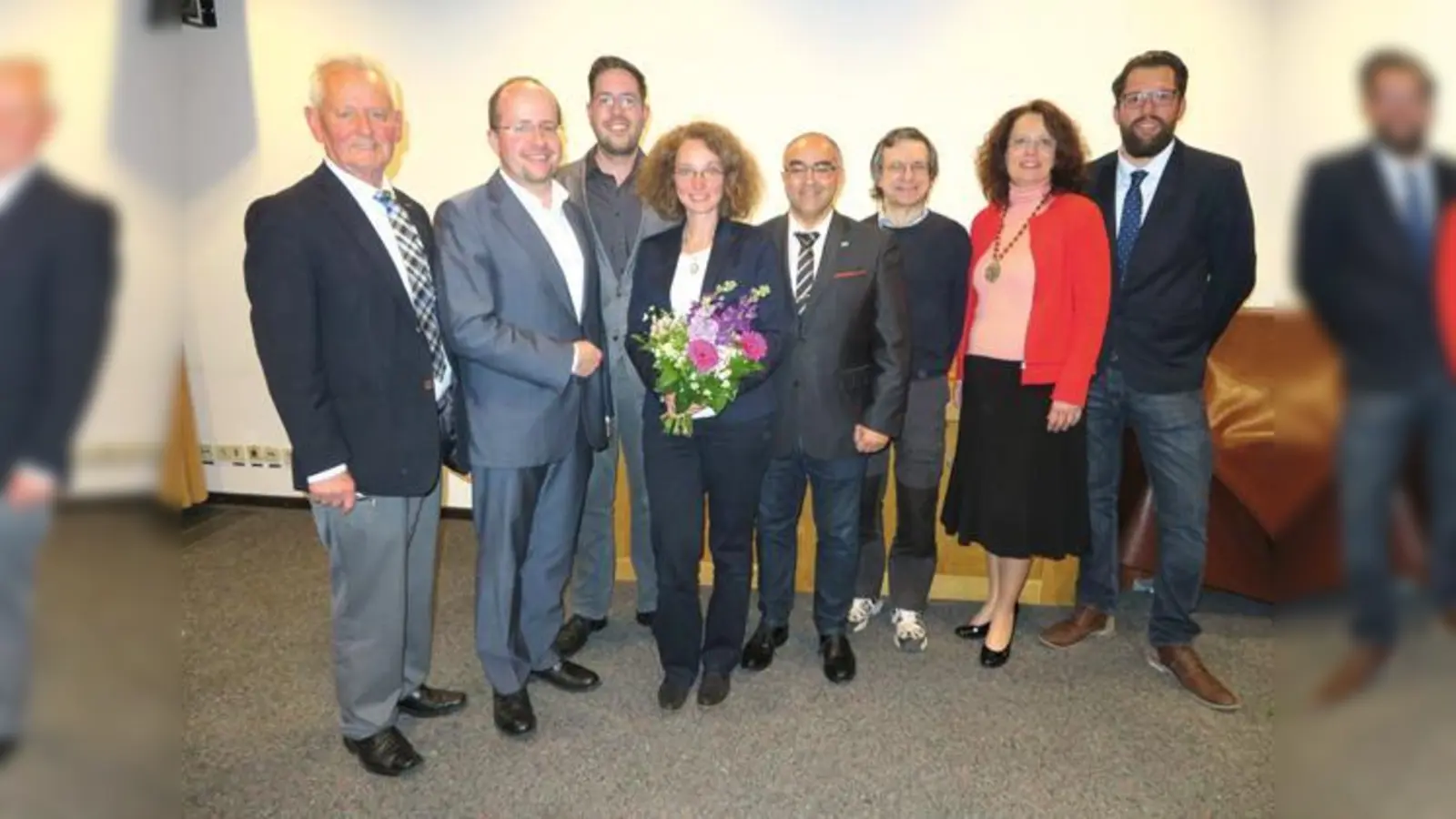 Foto: Peter Benthues, Dr. Peter Lebmeir, Julian Schulz, Dr. Angelika Kühlewein, Dr. Salvador Lauerwald, Günter Braun, Gisela Kranz,  Michael Veidt. (Nicht auf dem Foto. Stefanie Haselbeck, Elisabeth Tutter, Hans Stellwag)