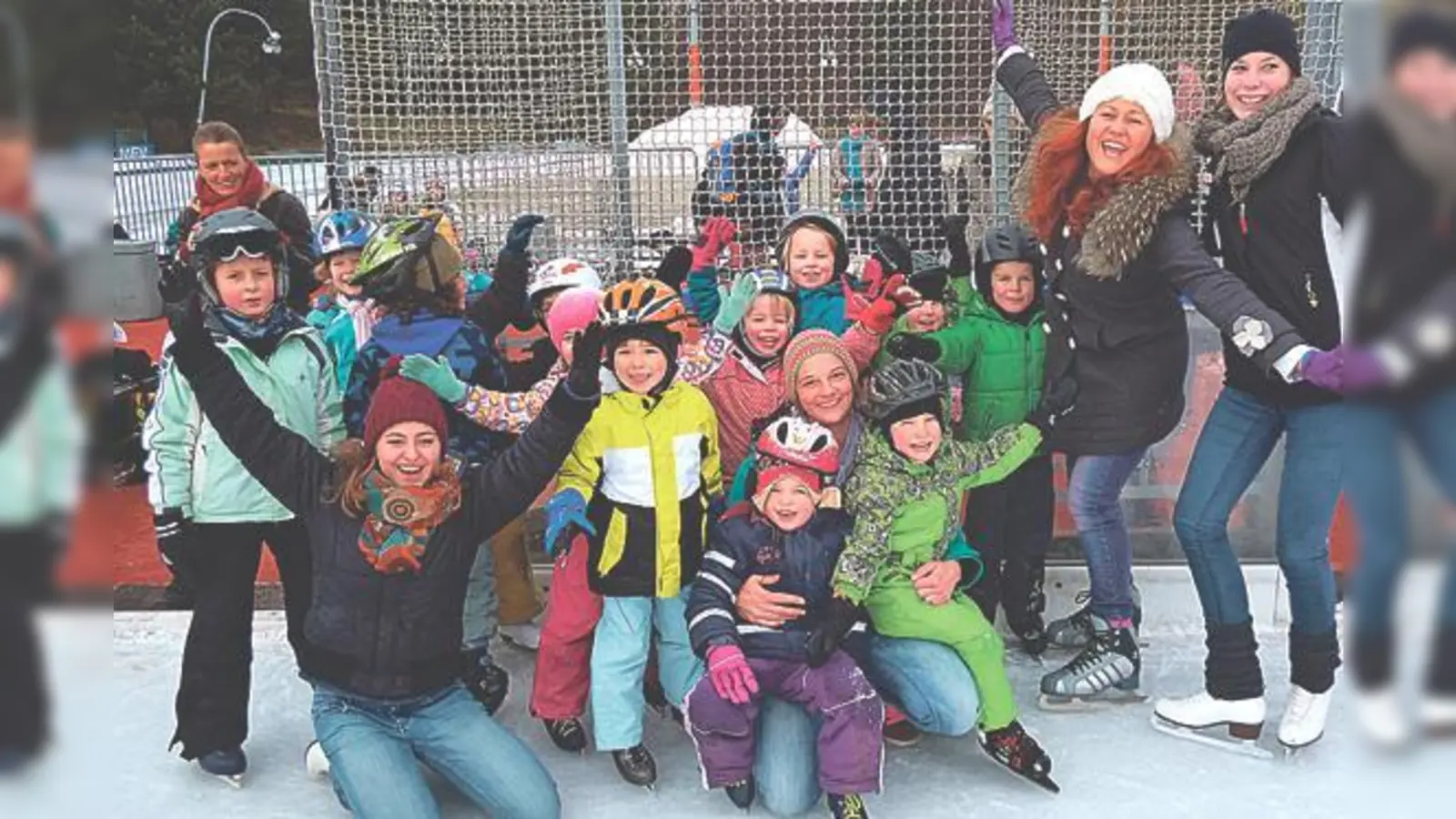 Jede Menge Spaß beim Schlittschuh-Training im Eislauf- und Funsportzentrum.	 (Foto: privat)