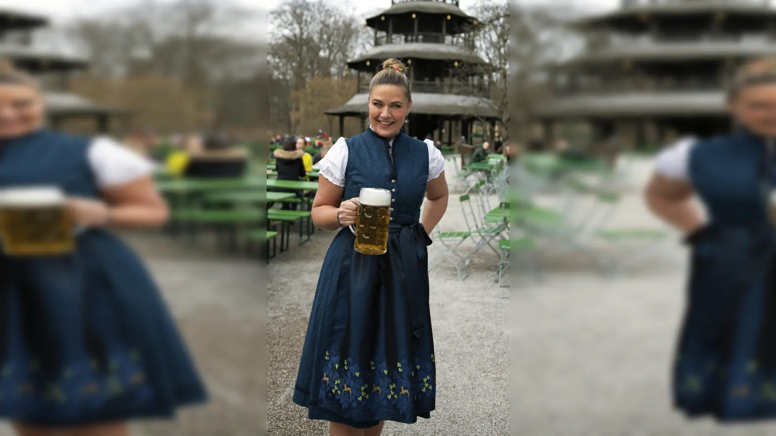 Stephanie Tilling will Bayerische Bierkönigin werden. Sie wäre die erste Münchnerin auf dem Ehrenthron. (Foto: VA)