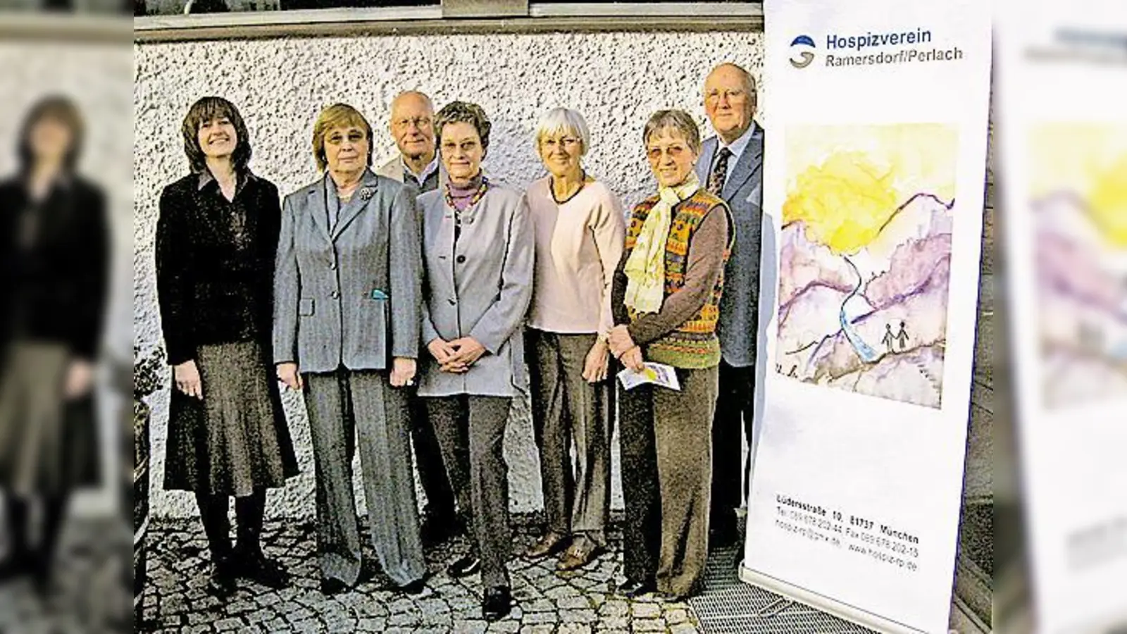 Der neue Vorstand unter dem Vorsitz von M. Grünefeld-Ruchholtz (3. v. li.).  (Foto: Privat)