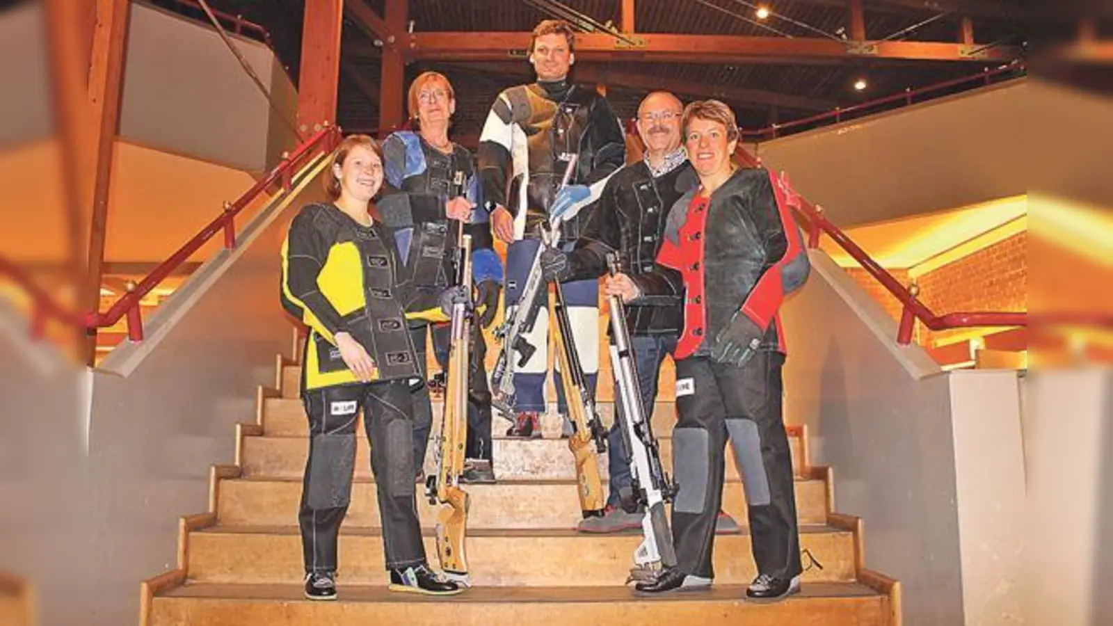 Erreichten ein akzeptables&nbsp;Mannschaftsresultat: Die Sportschützen des FC Fasanerie Nord.	 (Foto: FC Fasanerie)