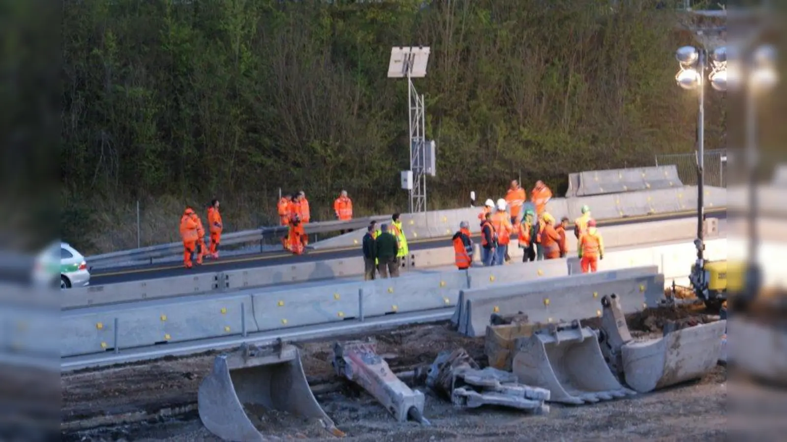 Großbaustellen auf der Autobahn kosten die Autofahrer Nerven. (Foto: Eisinger)