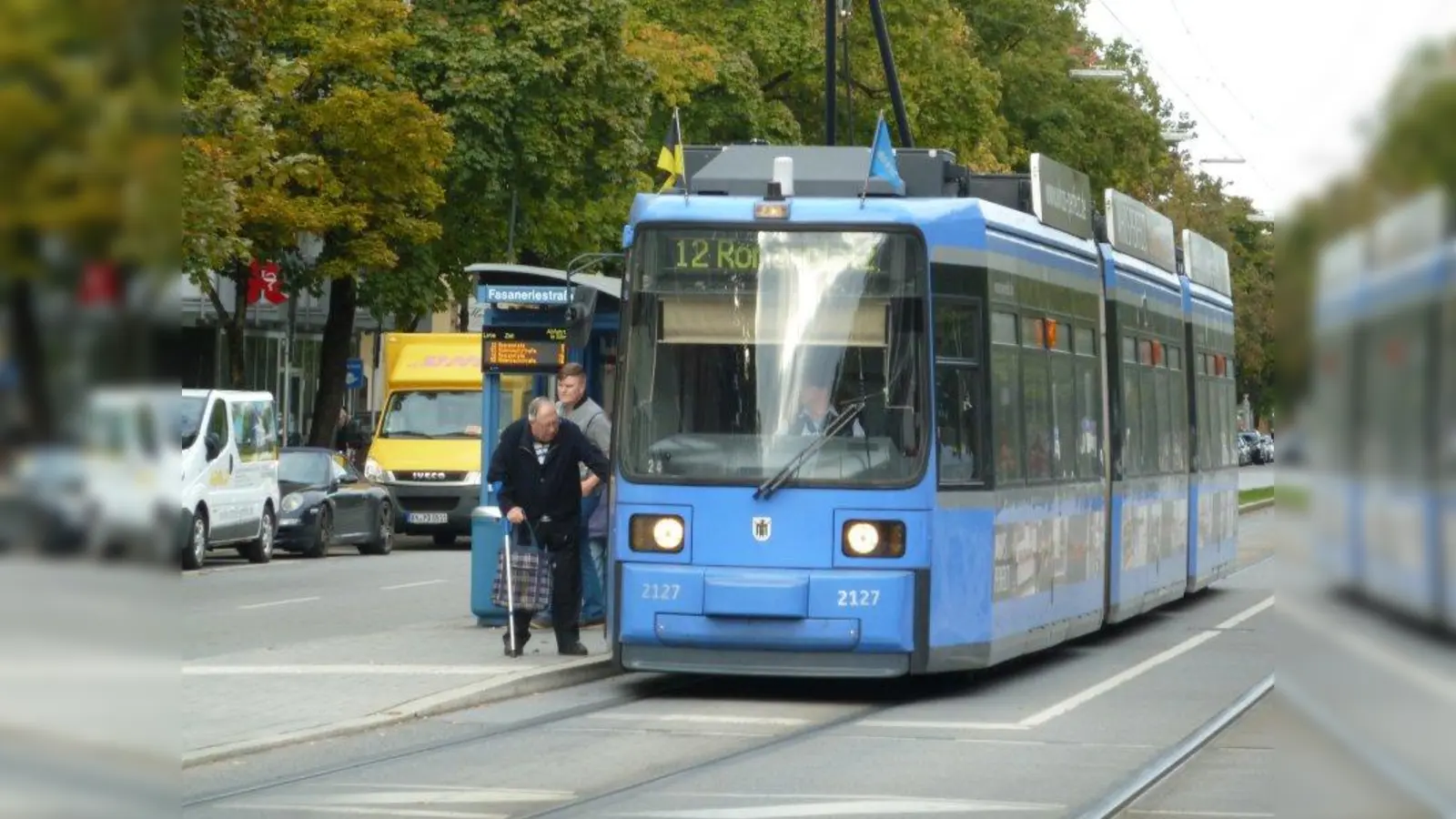 Die Trambahnhaltestelle „Fasaneriestraße” soll in „Institut für Zeitgeschichte” umbenannt werden, fordert die Einrichtung und bekommt Unterstützung vom Bezirksausschuss. (Foto: sb)