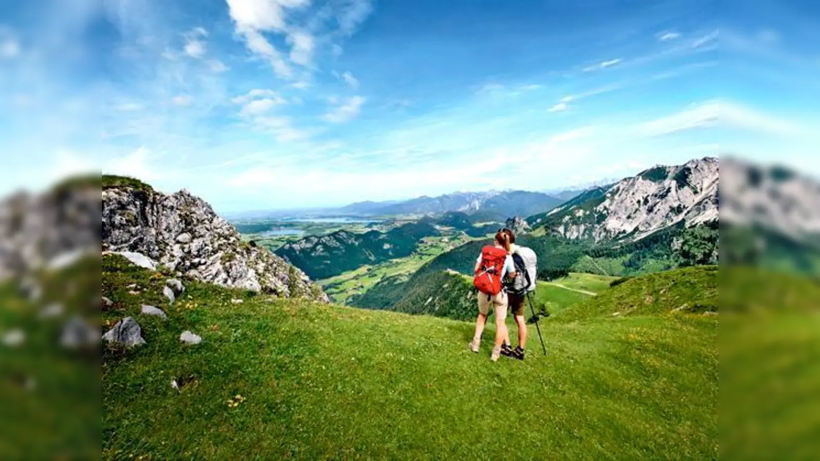 Traumhaftes Bergpanorama: Die Wandertrilogie Allgäu ist der ADAC Ausflugstipp für Pfingsten.	 (Foto: Allgäu GmbH/Oeder)