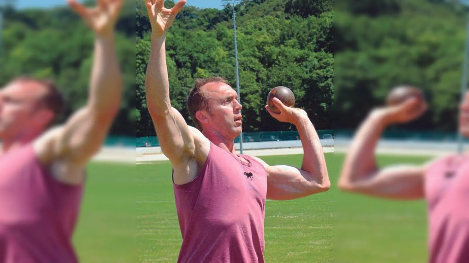 Norbert Demmel wurde Senioren-Europameister im Kugelstoßen.	 (Foto: VA)