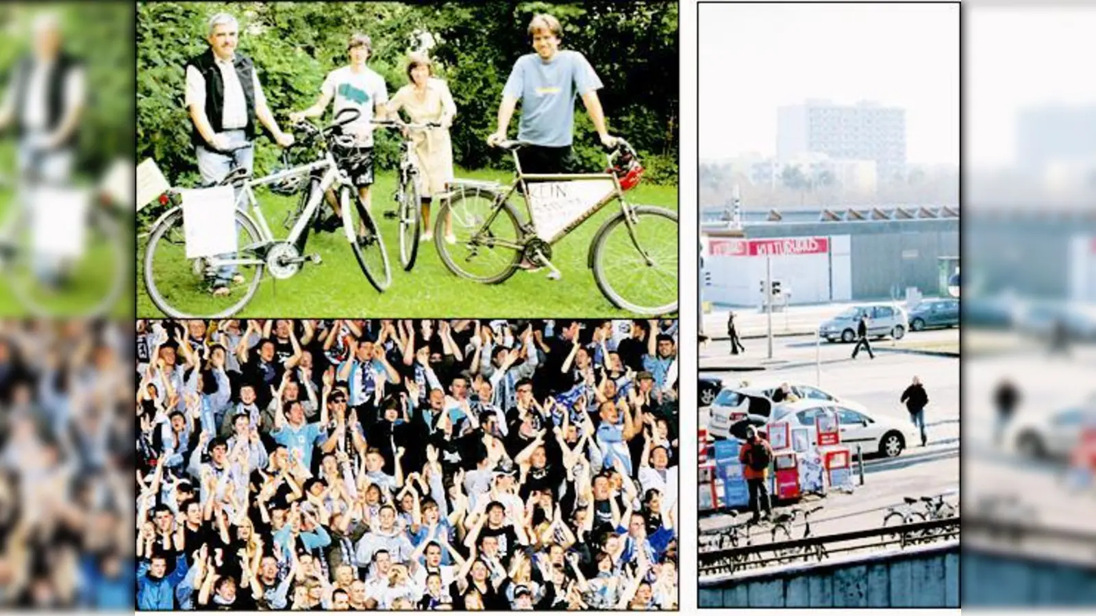 Hoffen und bangen  dies galt es um das Sechzger-Stadion und wegen des Südrings. Ein Hoffnungsträger: die Umgestaltung des Hanns-Seidel-Platzes.  (Foto: VA)
