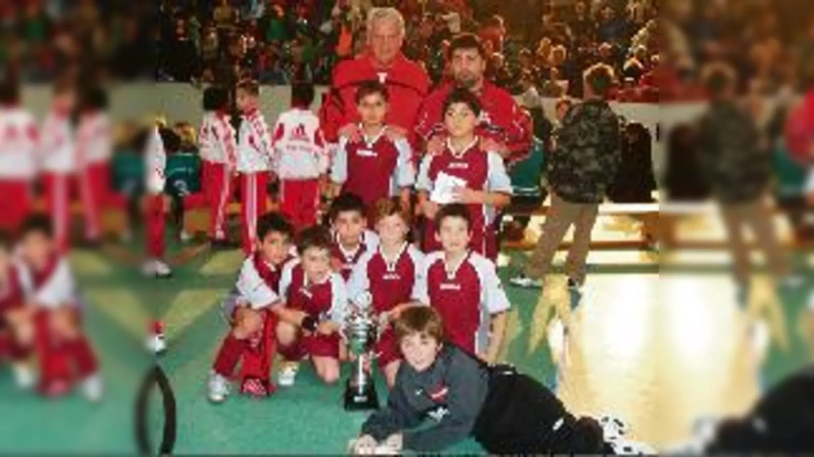 Dankbarer Vierter: Die E-Jugend erreichte in Greven ihre bisher beste Platzierung bei dem international besetzten Nachwuchsturnier. 	 (Foto: TSV Milbertshofen)