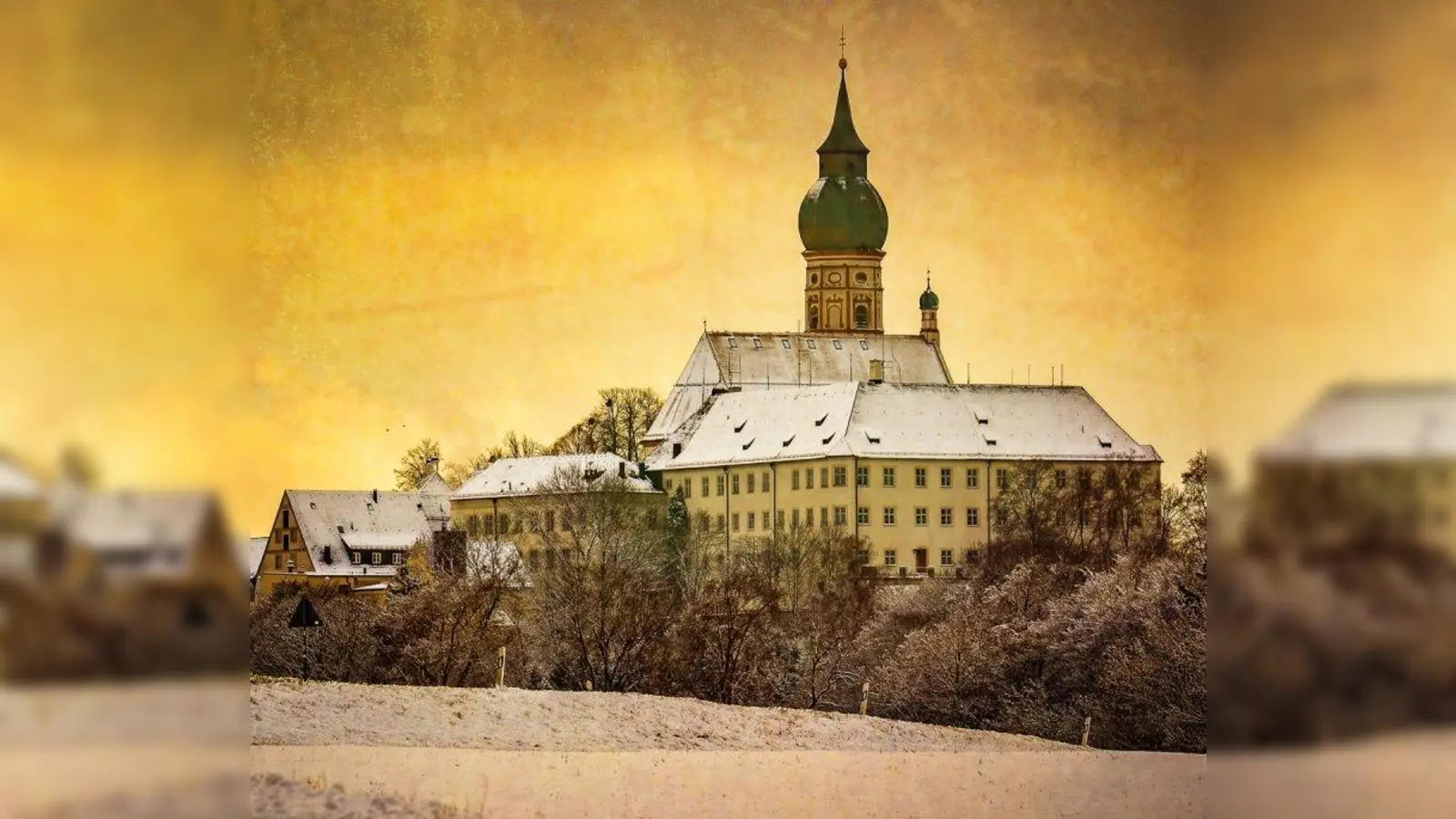 Das Kloster Andechs so, wie es Arndt Günther nach der Bearbeitung sieht. (Foto: Günther)