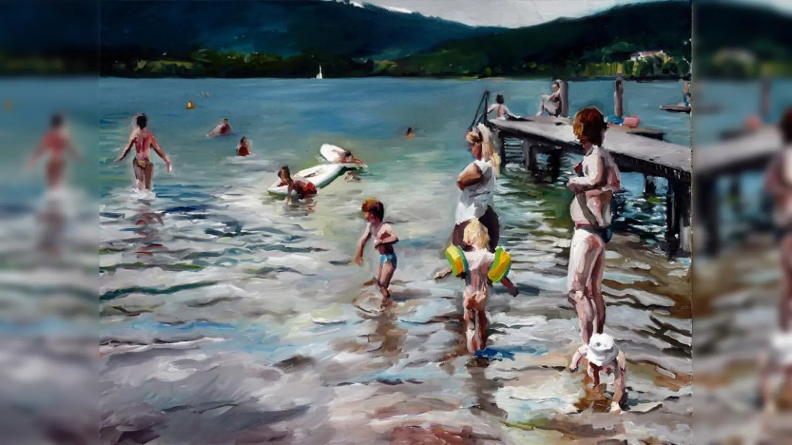 Strandbilder vom Tegernsee sind nur eine Facette im reichhaltigen Schaffen von Martin Potsch. (Foto: © Martin Potsch)