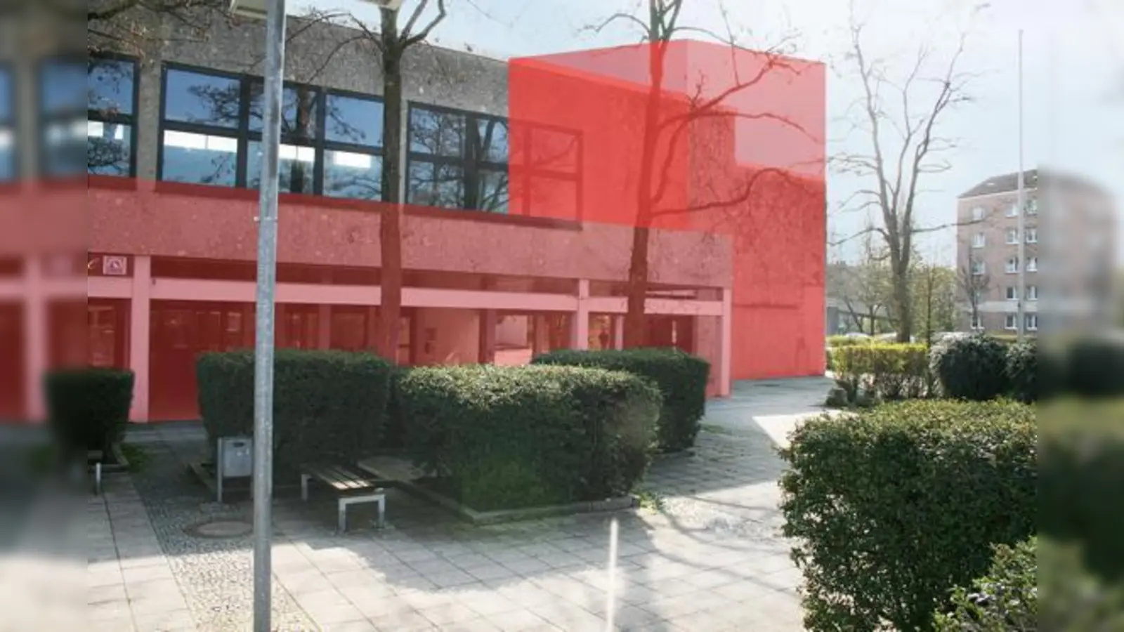 An der Ecke zur Dülferstraße soll, zurückgesetzt, ein zwei- bis dreistöckiger »Kultur-Kubus« entstehen, daneben wirds entlang der Blodigstraße einstöckig für Geschäfte und Gastronomie.	 (Foto: ABC Fotosatz)