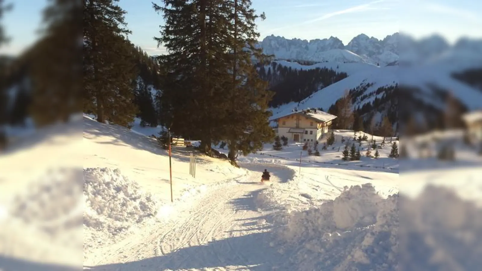 Eine spaßige Angelegenheit: Die Rodelabfahrt auf präparierter Piste im Chiemgau.	 (Foto: Stefan Dohl)