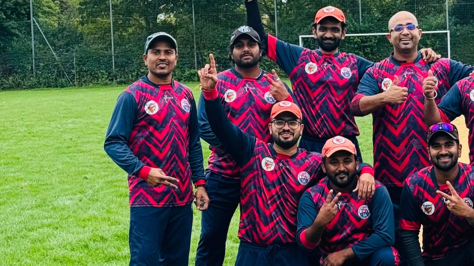 Erfolgreich: die Cricketmannschaft des TSV Gilching-Argelsried. (Foto: Varun Purohit)