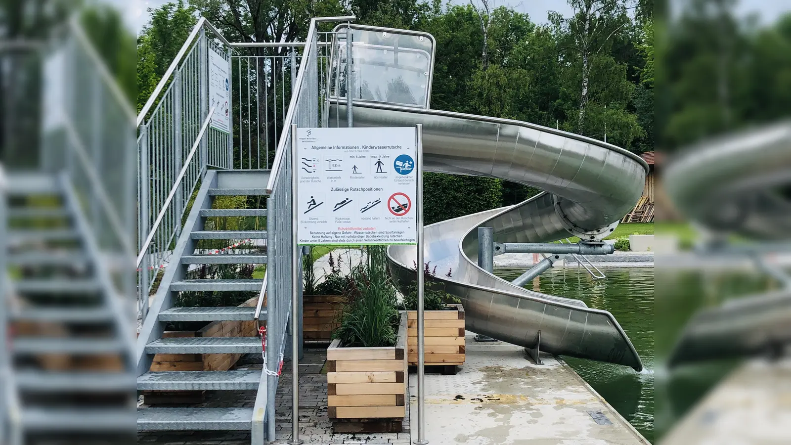 Mit Vergnügen ins kalte Nass, das geht an Tagen, an denen die Sonne scheint. (Foto: hw)