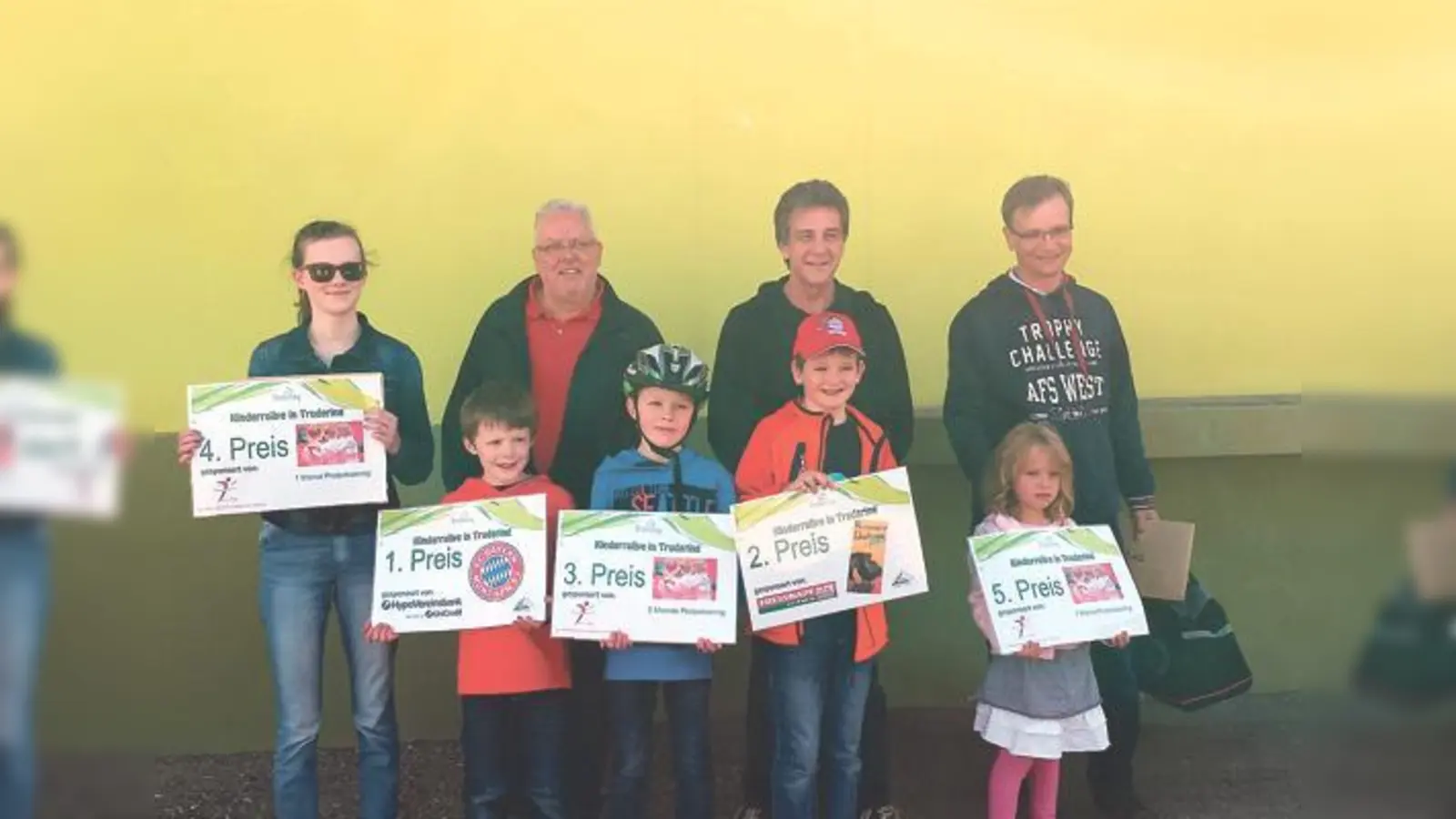 Die stolzen Preisträger der diesjährigen Kinderrallye des Gewerbe &amp; Eigentümer Verband Trudering (GEVT).	 (Foto: VA)