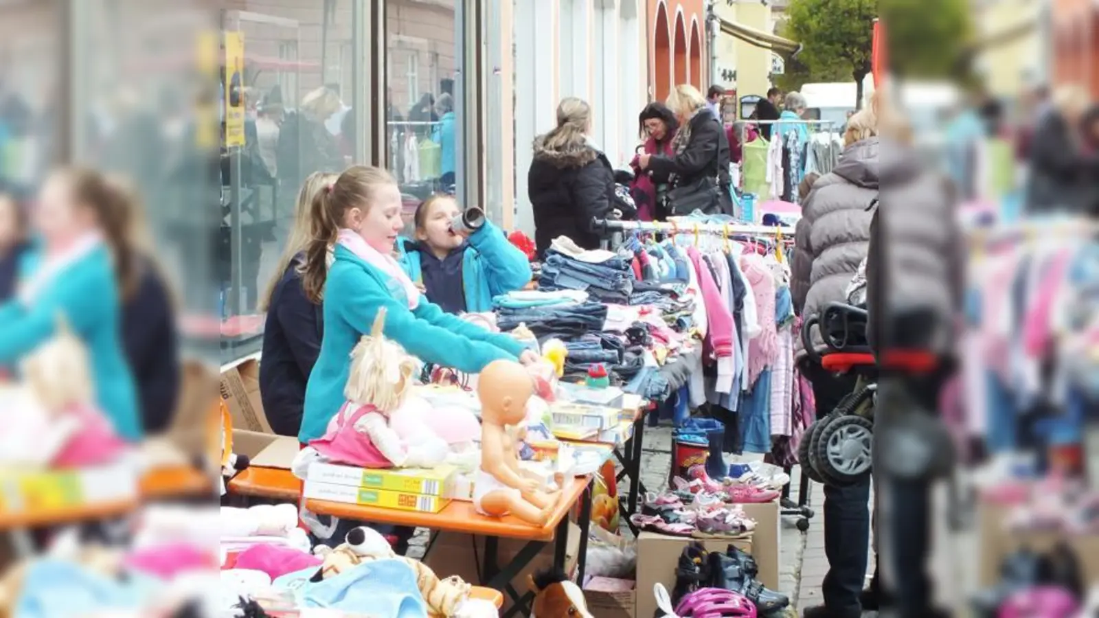 Verkaufen und Einkaufen macht durstig! 	 (Foto: kw)