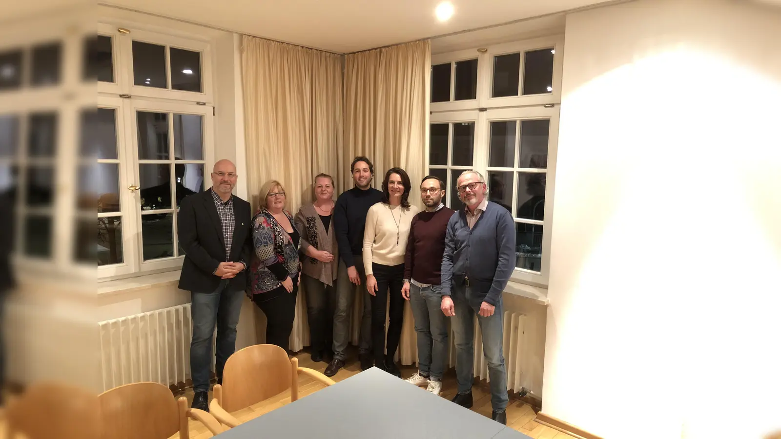 Von links: Christian Klotz (Geschäftsführer Gewerbeverband Bayern e.V. Bezirk Oberbayern Ost), Sandra Liess (Schriftführerin), Gisela Hartmann (2. Vorsitzende), Dr. Andreas Bukowski (1. Vorsitzender), Petra Börnigen (Schatzmeisterin), Franz Hanika (Beisitzer) und Hannes Geiger (Beisitzer). (Foto: Gewerbeverband Haar Trudering)