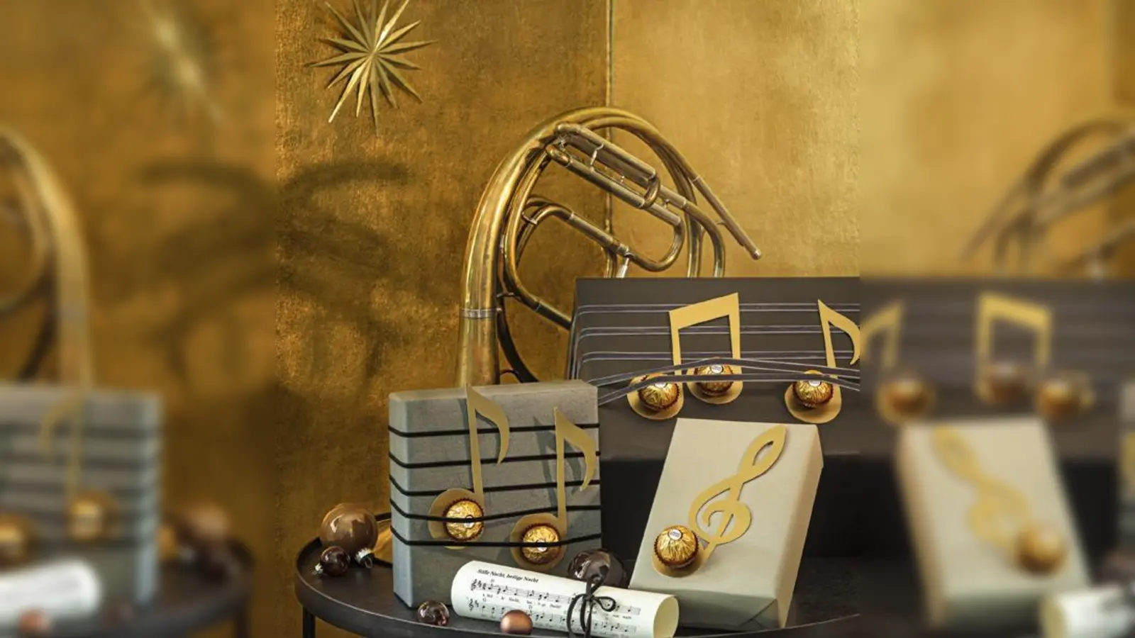 Mit den Ferrero Deko-Ideen kann man im Handumdrehen seine Geschenke aufpeppen.  (Foto: Ferrero)