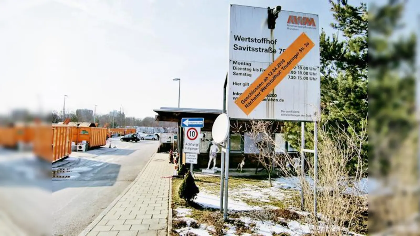 Kurze Anfahrtswege und keine Wartezeiten bei der Abgabe, das haben die Nutzer des Wertstoffhofs an der Savitsstraße geschätzt.	 (Foto: ikb)