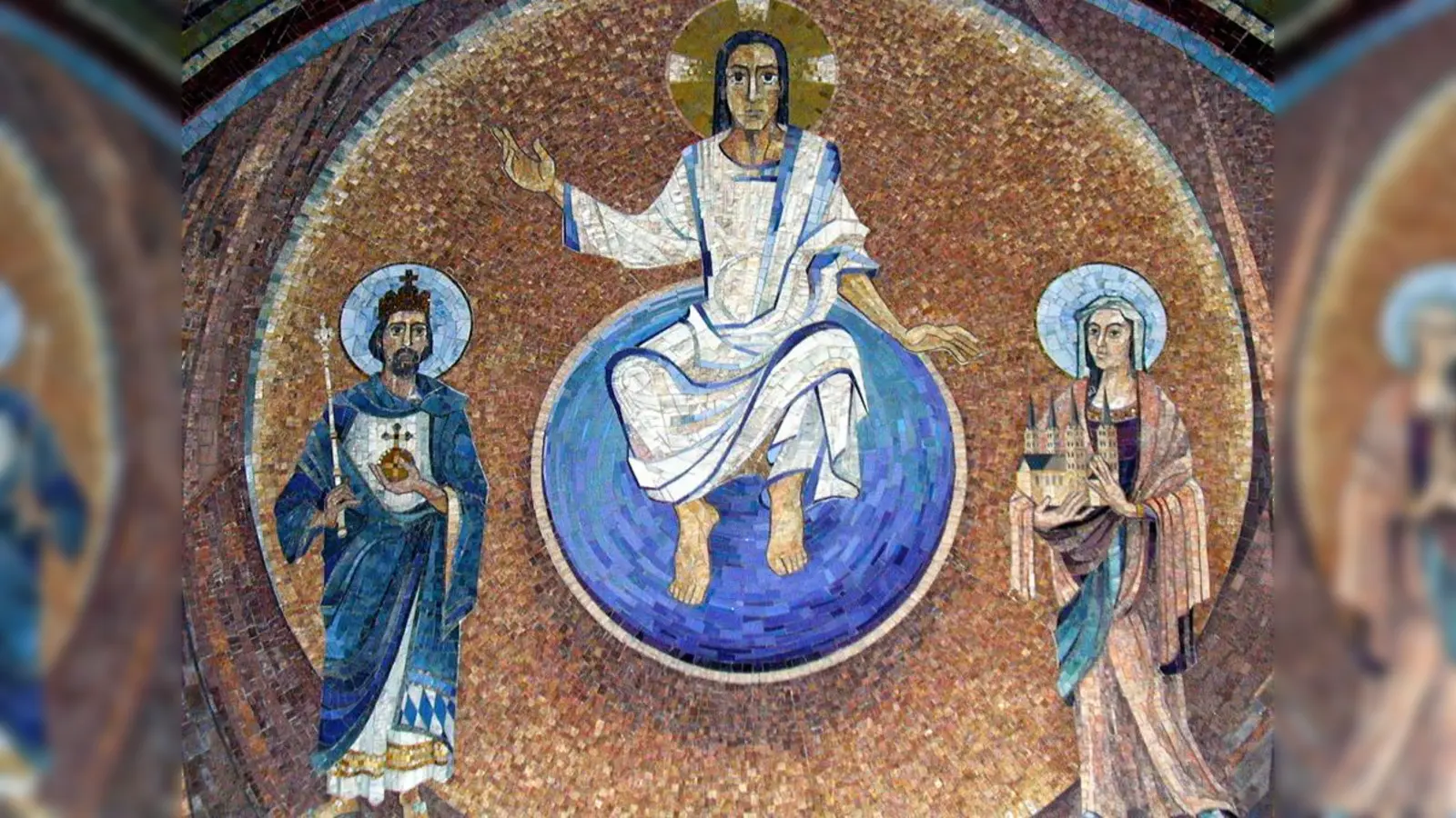 In St. Heinrich ist das Bamberger Kaiserpaar Heinrich und Kunigunde dargestellt (sie hält den Bamberger Dom in ihren Händen). (Foto: job)