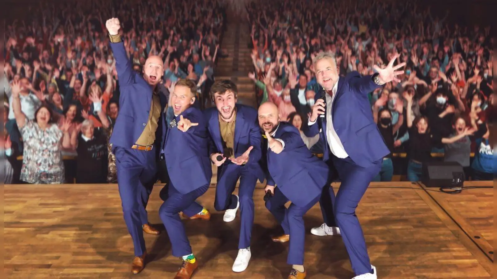 Auch 2024 ist die Nachfolgeband der legendären Wise Guys wieder auf Tour.  (Foto: Erbsenzähler Entertainment)