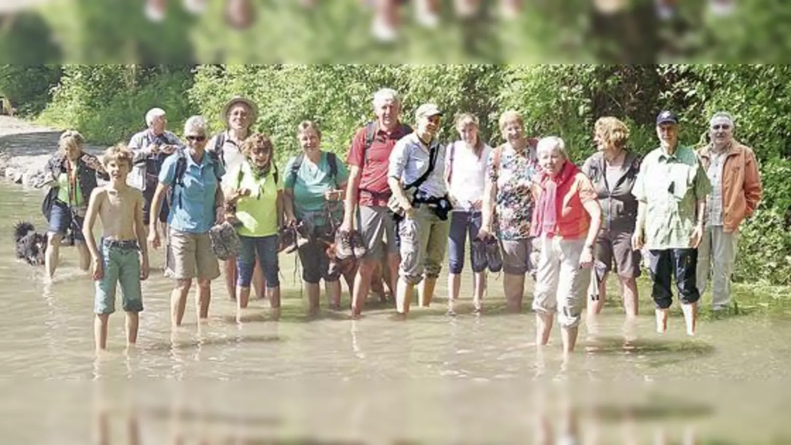 Viel Freude hatten die Teilnehmer bei der Durchquerung einer Furt.	 (Foto: privat)