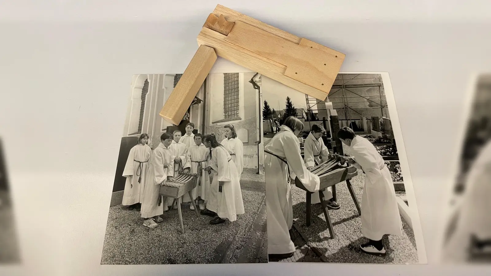 Beim Museums-Workshop werden Osterratschen selbst zusammengebaut. (Foto: Museum Erding)