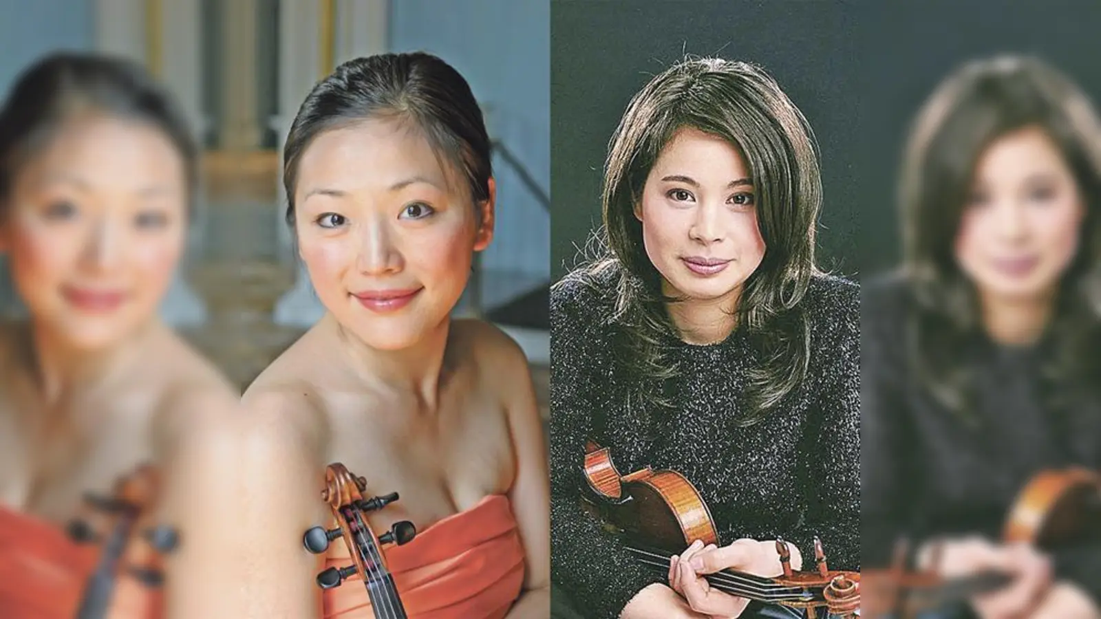 Die Violinistinnen Yamei Yu und Mirijam Contzen gehören zum Berliner Solisten-Oktett. (Foto: Agentur)