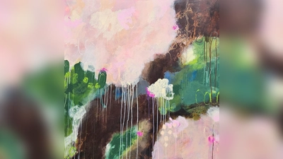 Die Ausstellung „That&#39;s me” gibt einen sehr persönlichen Einblick in das Schaffen der Künstlerin Heike Eiber. Zu sehen sind verschiedenformatige Werke in Acryl sowie Drucke und Monotypien.  (Foto: Heike Eiber)