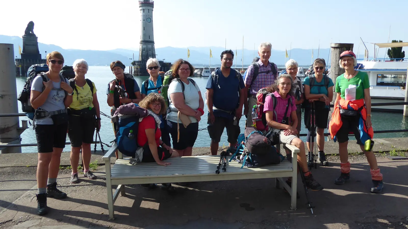 Stolze Pilgergruppe: Der Tirol-Allgäu Jakobsweg ist nach drei Etappen abgeschlossen.  (Foto: Kneipp-Verein Weilheim-Pfaffenwinkel)