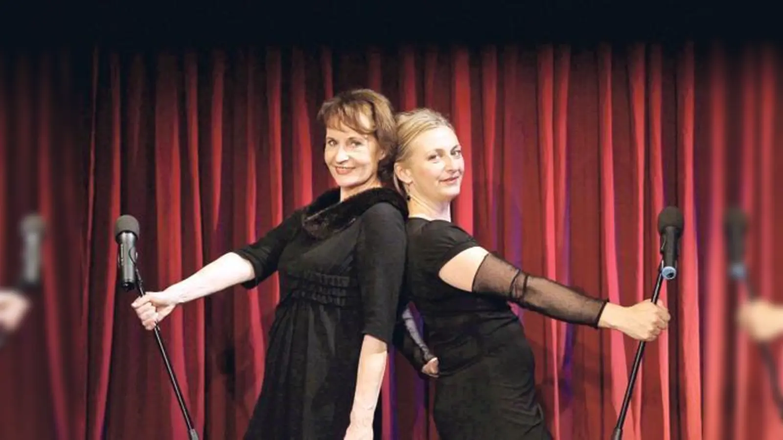 Kabarettistisch, scharfzüngig und frech: Ein Chansonabend mit Gilgenreiner und Cannonier.	 (Foto: VA)