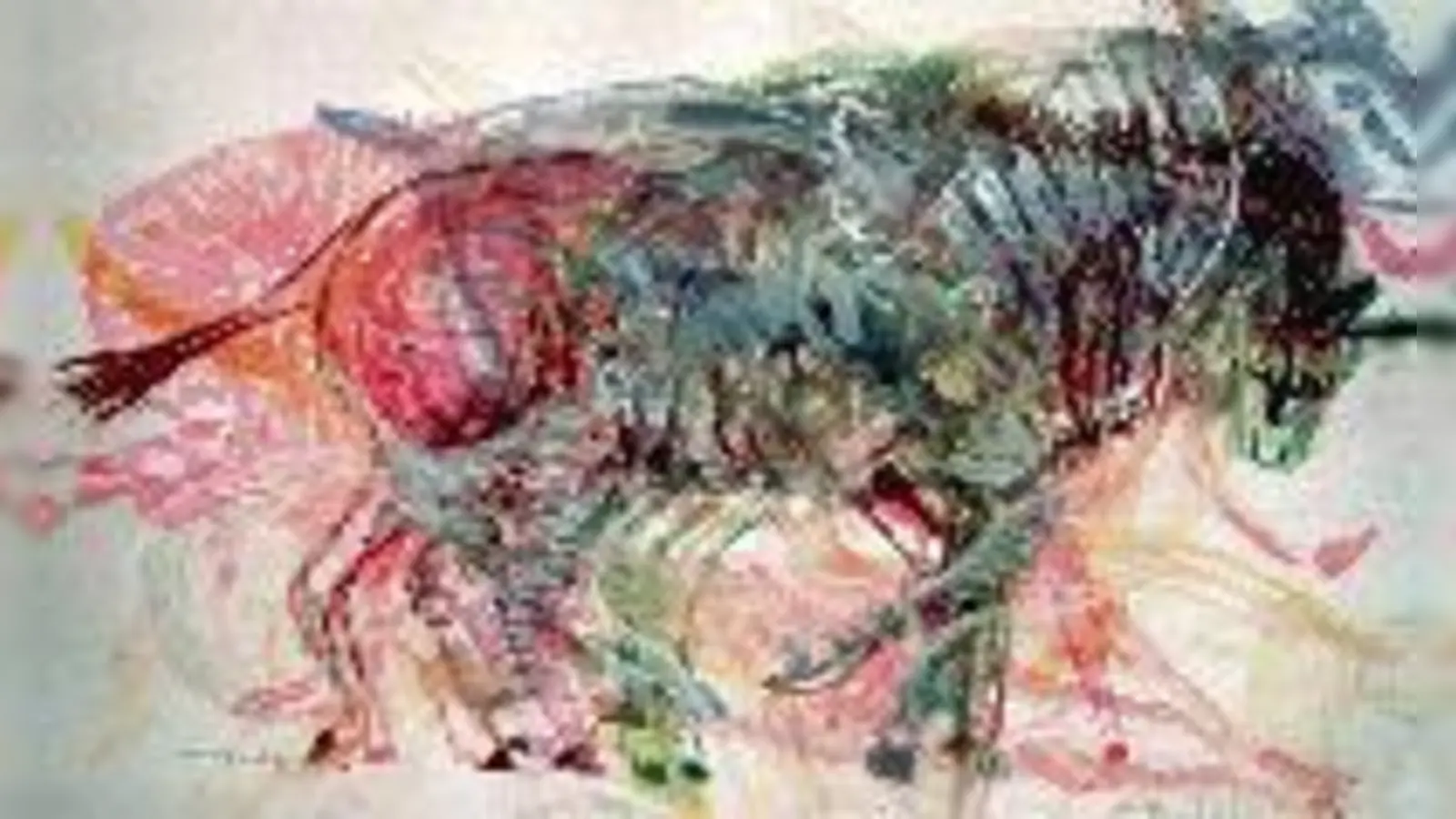 Abstrakte Tiermalerei ist nur eine Facette des umfangreichen Repertoirs von Peter Hecht.	  (Foto: VA)