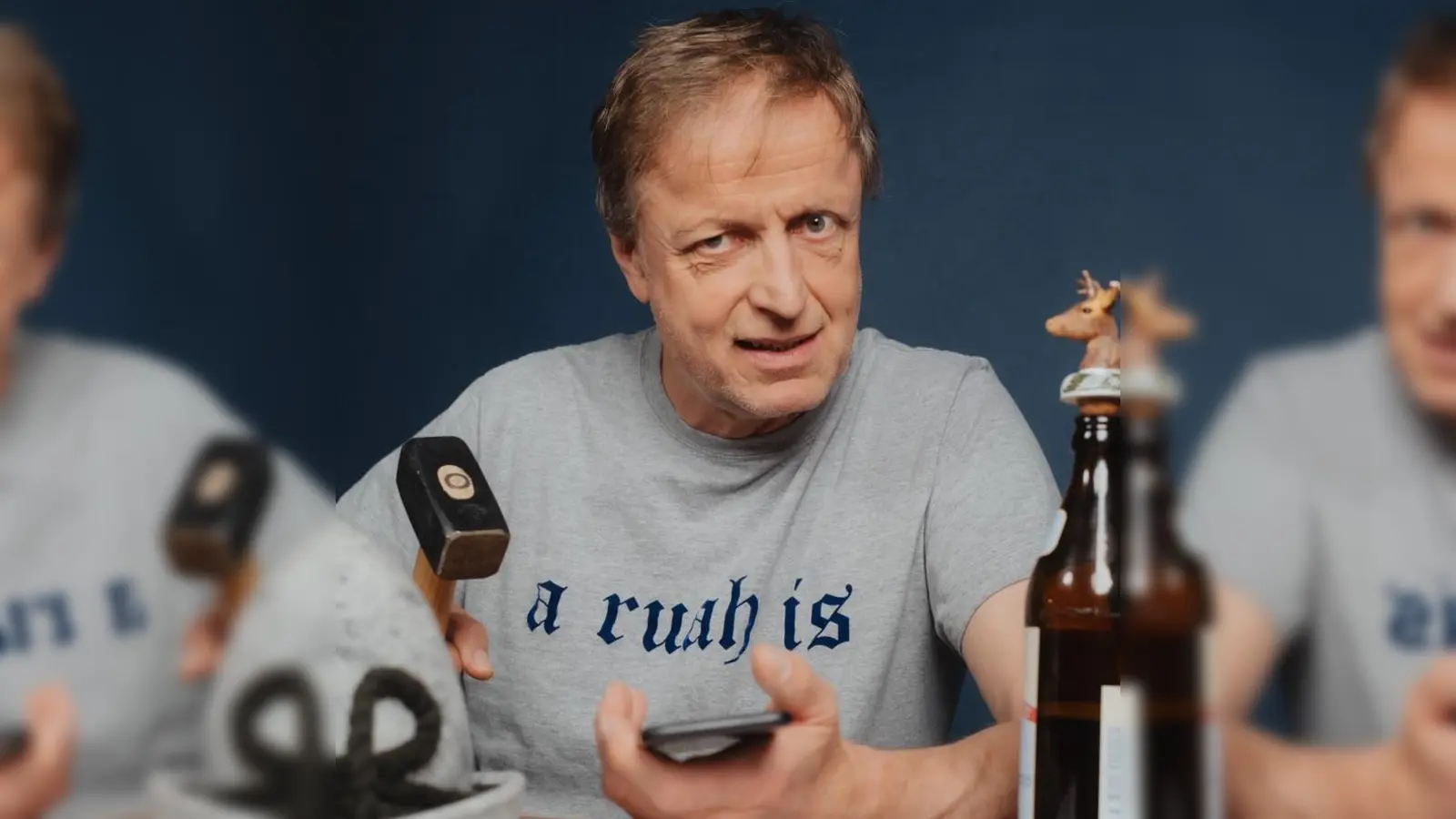 Der österreichische Kabarettist und Schüttelreim-König Ludwig W. Müller bringt seine wortgewandte Sicht auf das Weltgeschehen. (Foto: Uli Neumann/Cosel)