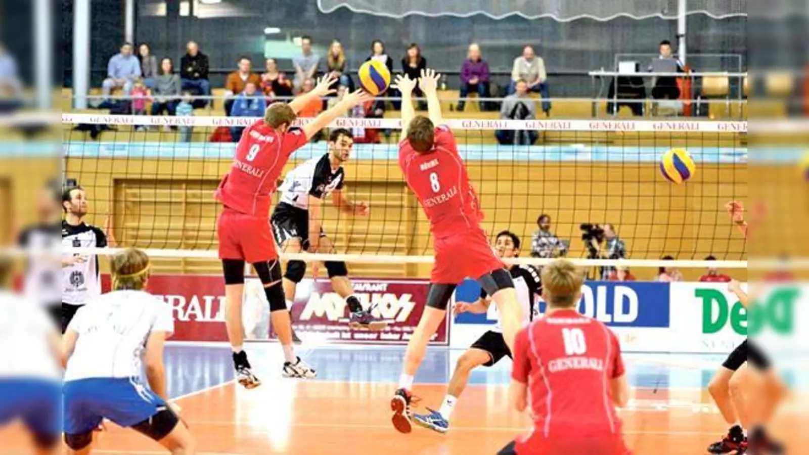 So kanns weitergehen, hofft auch Trainer Paduretu: Beim letzten Heimspiel am 2. Februar in Unterhaching gewannen die Münchner gegen den Moerser SC mit 3:1 (96:86 Ballpunkte). 	 (F.: Verein)