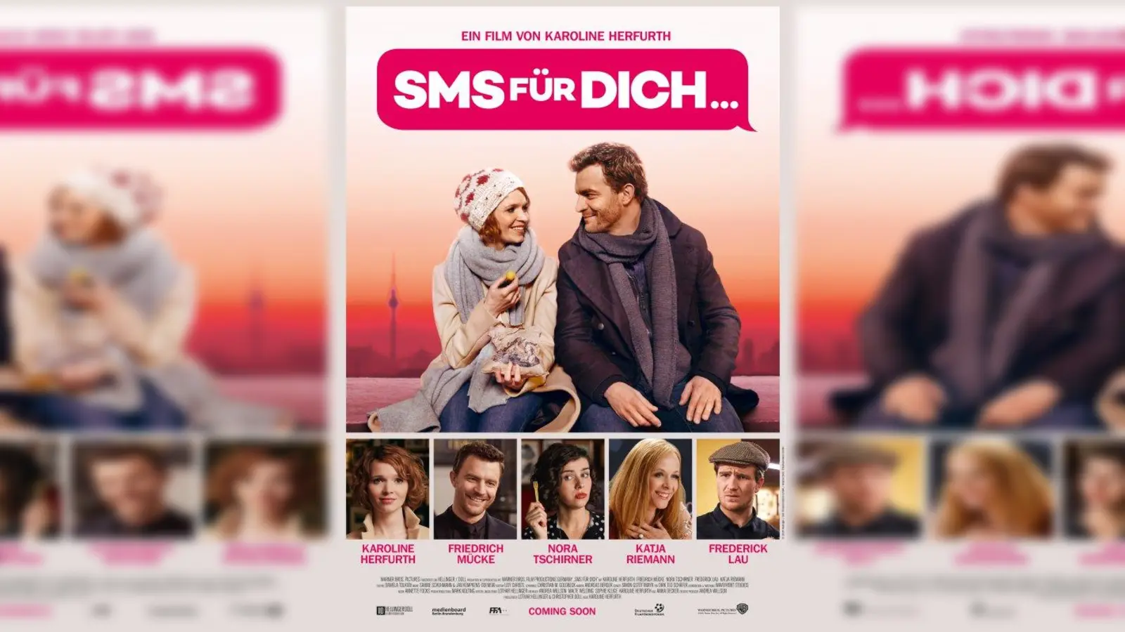 Romantik zum Tagesstart: Das Cineplex zeigt „SMS für Dich” im September beim beliebten Frauen-Film-Frühstück. (Foto: Plakat)