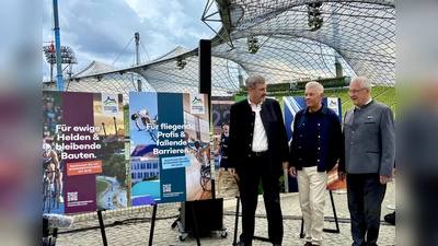 Anfang September starteten die Befürworter der Olympiabewerbung ihre Kampagne. Ministerpräsident Markus Söder, OB Dieter Reiter und Sportminister Joachim Herrmann (v. l.).  (Foto: Ulrike Seiffert)