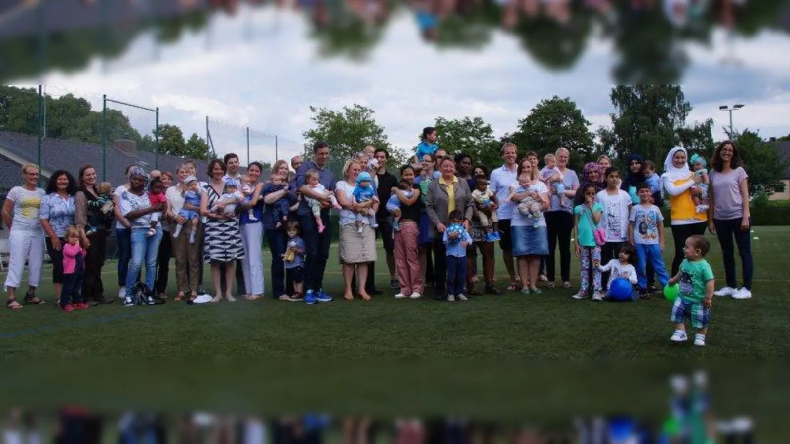 Tolles Wetter, gute Laune und leckere Snacks: der neunte Pullacher Babyempfang war ein voller Erfolg. (Foto: iab)