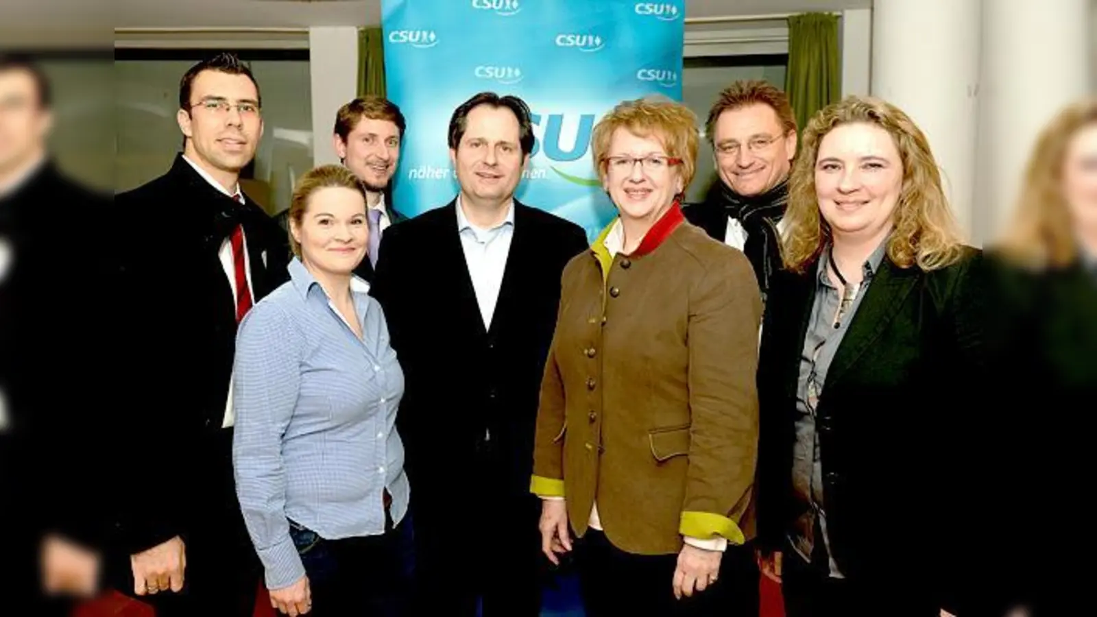 Der neue Vorstand der CSU Unterhaching mit Kerstin Schreyer-Stäblein MdL (r.).	 (Foto: Ortsverband)