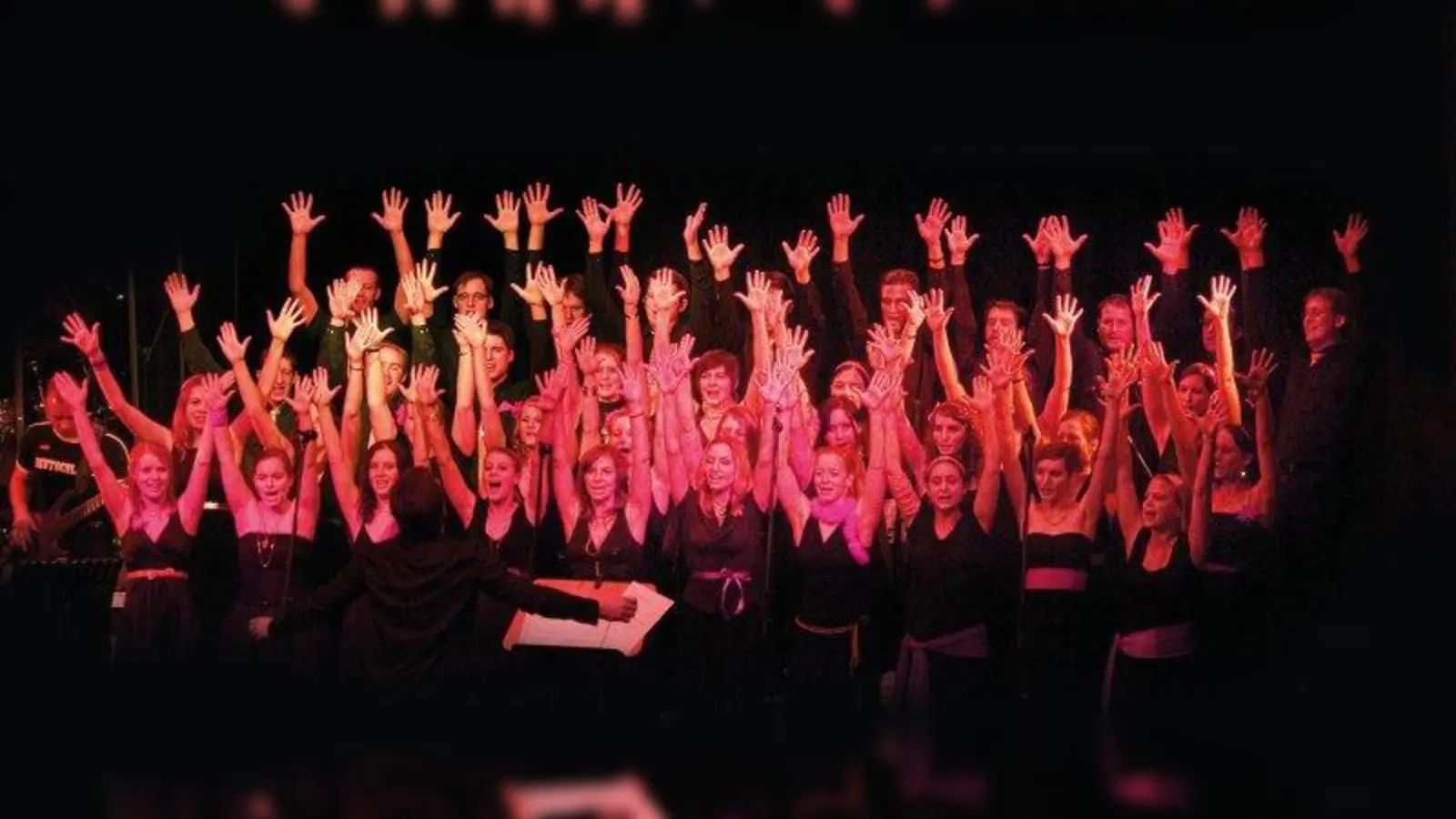 Der Rock/Pop-Chor „El ChorAzón” der Musikschule Haar verzaubert mit fantastischen Stimmen, Choreografien und professioneller Licht- und Tontechnik. (Foto: pi)