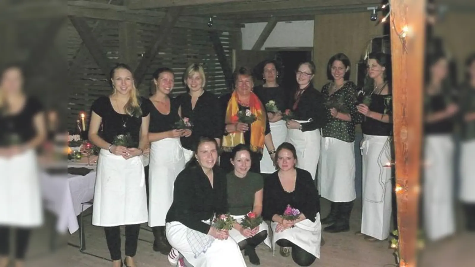 Die Referendarinnen veranstalteten ein Candle-Light-Dinner im Bürgersaal.	 (Foto: M. Meggle-Freund)