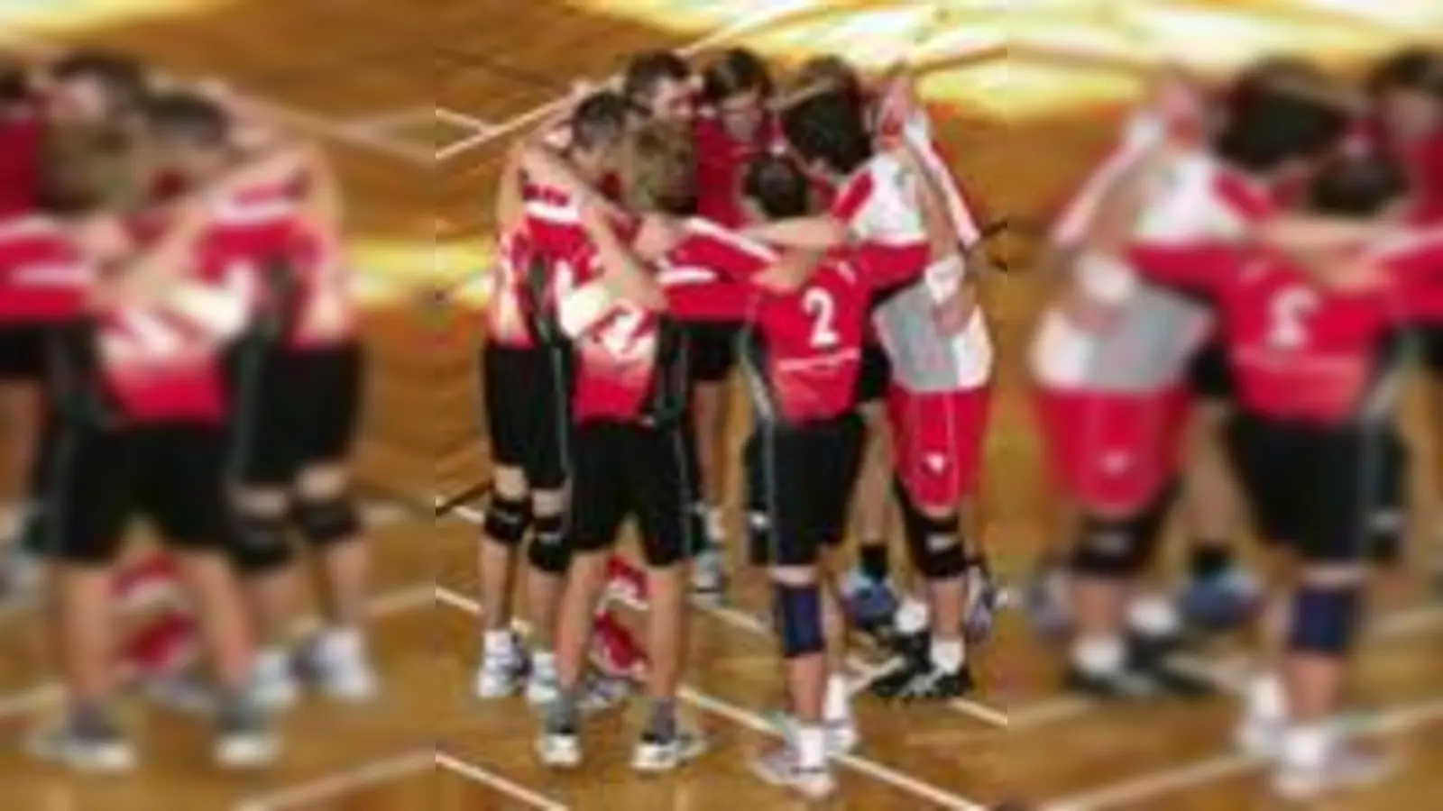 Die MTV-Volleyballer schwören sich auf den Sieg ein.  (Foto: Verein)