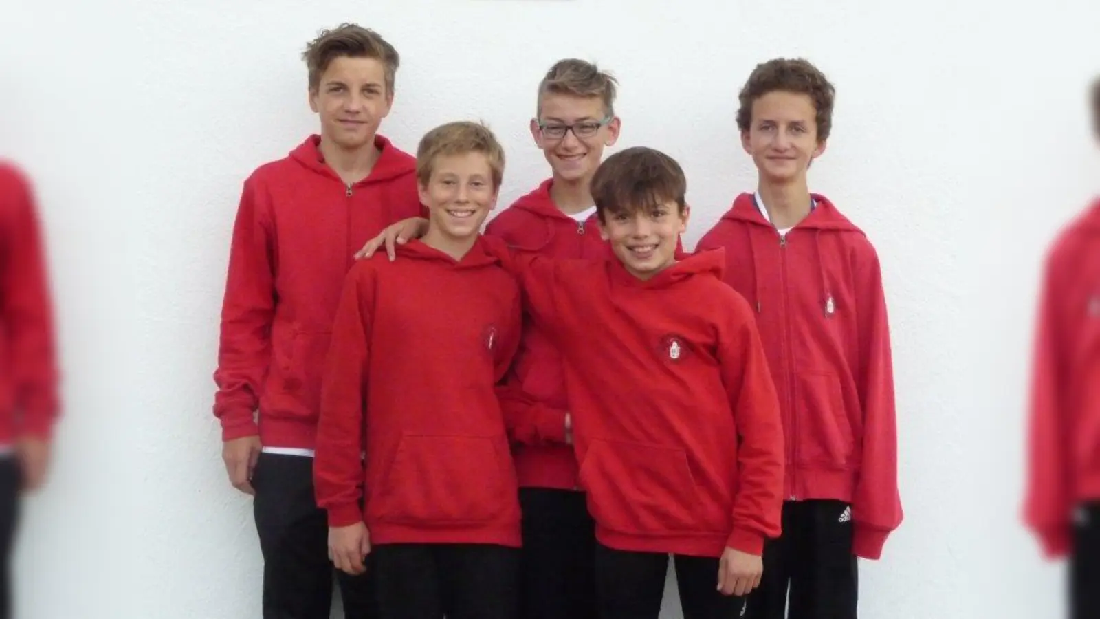 Jakob Zimmer, Jannis Marklseder, Benedikt Maurer, Simon Schmidlkofer und  Kilian Just (von links). (Foto: Gerhard Maurer)